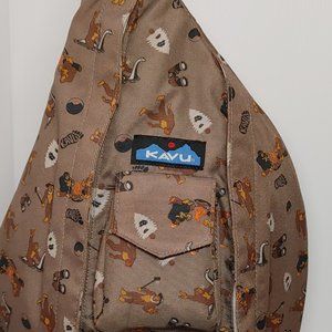KAVU Bigfoot Sasquatch Rope Sling Bag HTF